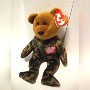 Hero Bear TY Beanie bear